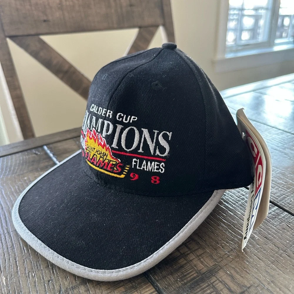 Vintage St. John Flames Calder Cup Champions Hat